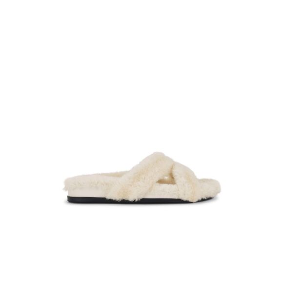 Manolo Blahnik Chilpa Shearling Flat EU37/US7 $1095 - Picture 2 of 13